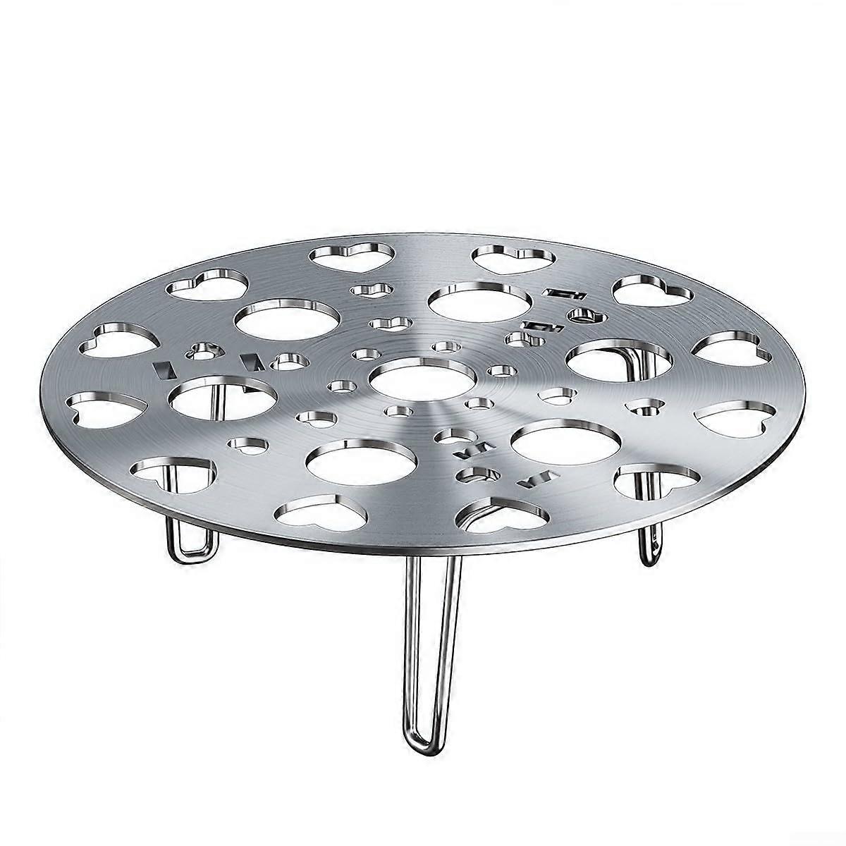 Steamer Rack for Cooking With Removable Legs, 21 Cm, Silver, Fits Various Kitchen Pots