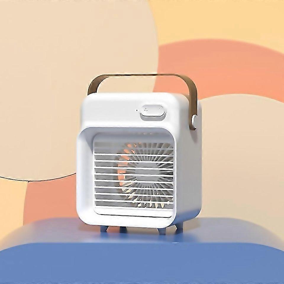 Mini ventilateur de refroidissement portable multifonctionnel USB F05, modèle Plugin, blanc