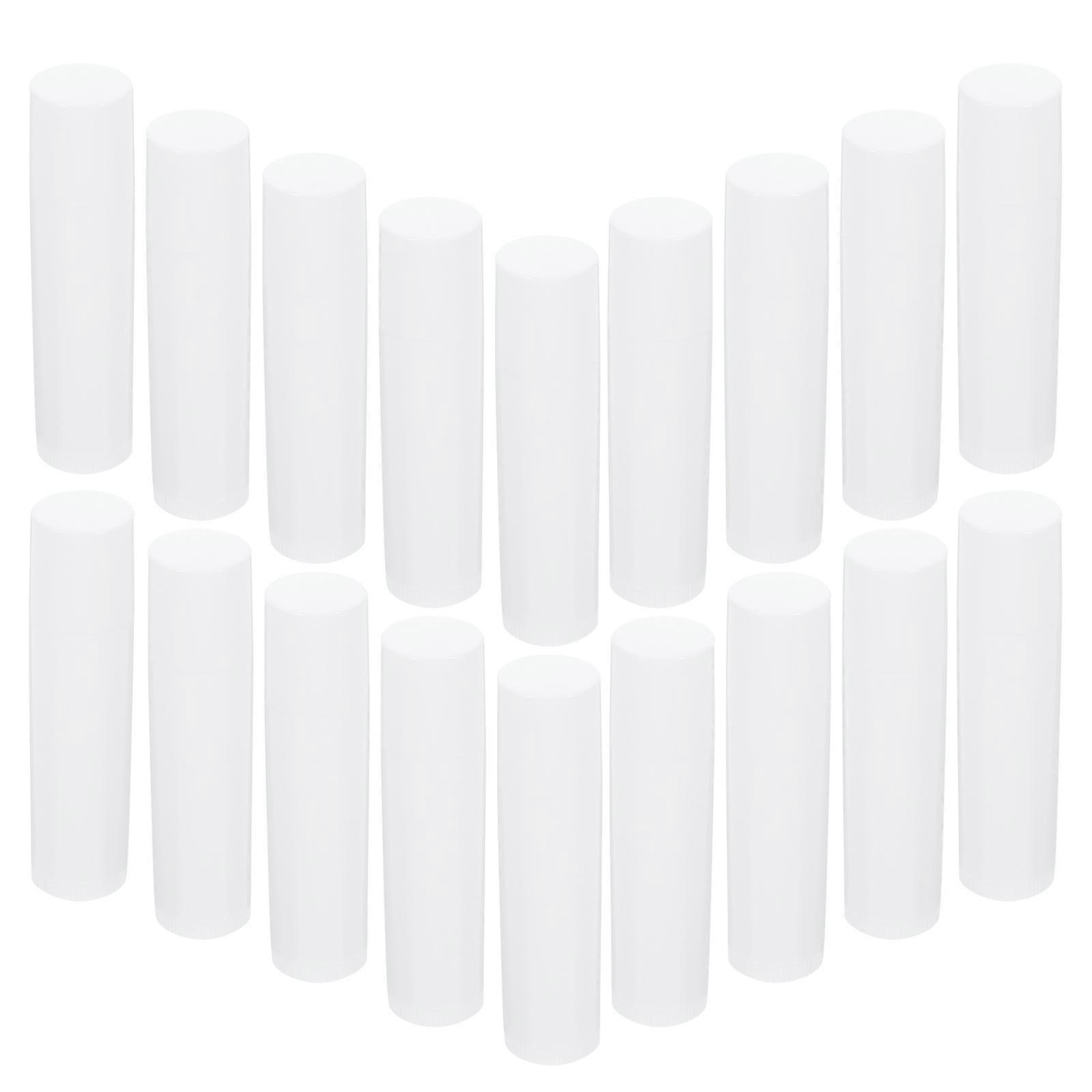 Läppbalsamstub Vit Tryckhjulsutmatningsmekanism 100 st