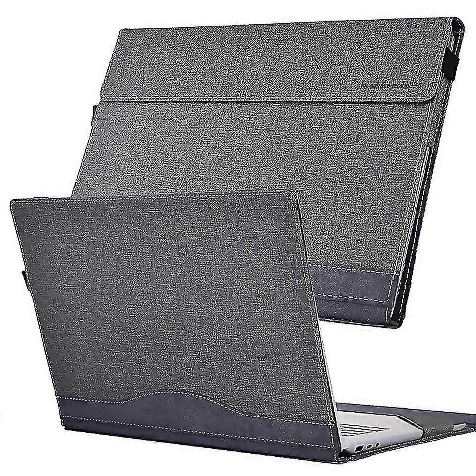 Pour ordinateur portable en cuir texturé, protection fabriquée avec une attention particulière aux détails
