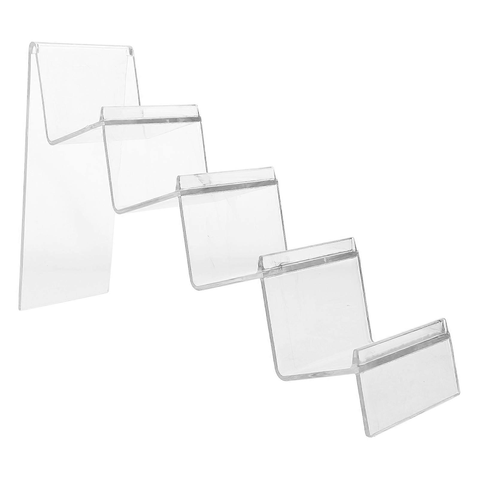 Acrylic Wallet Display Stand Clear Organizer for Retail Use 2Pcs
