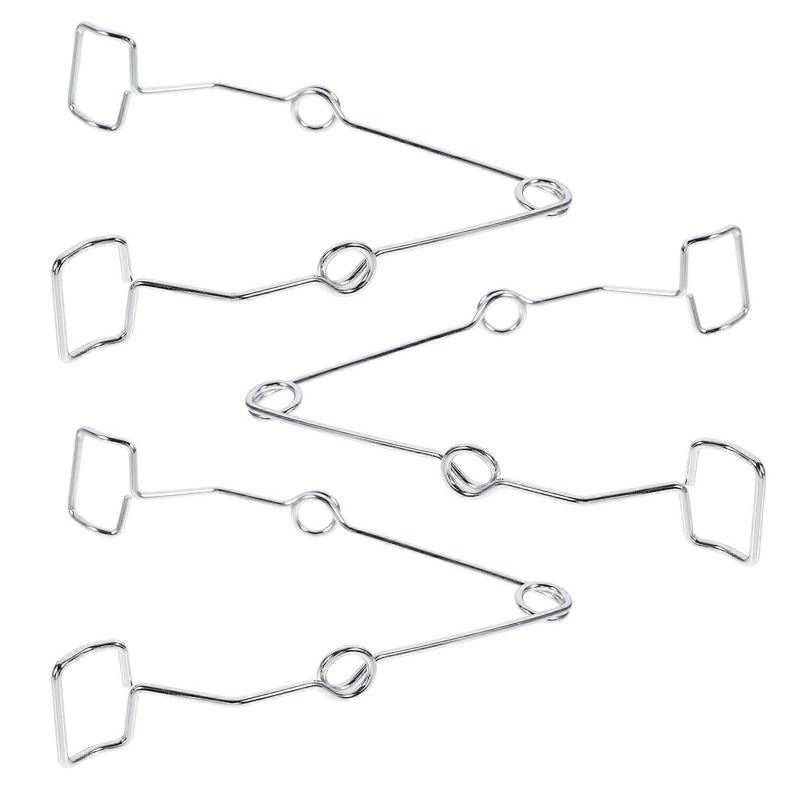 Laboratory Test Tube Clamp Iron Holder for Experiment 3Pcs Clips