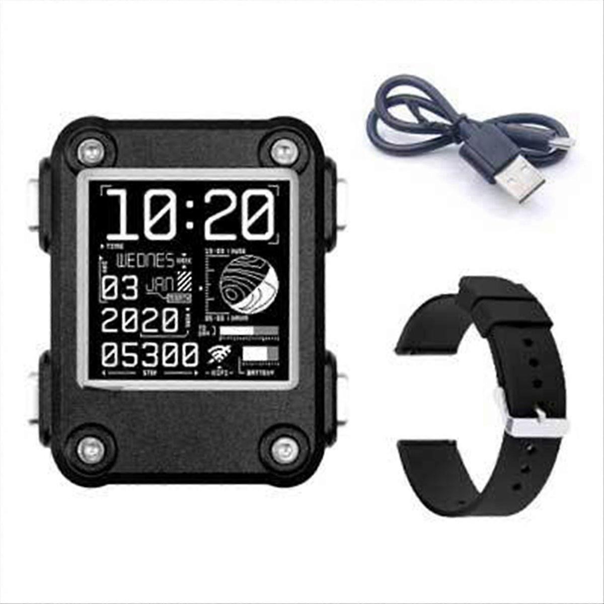 Montre connectée E-Paper ESP32, programmable, écran E-Ink 1,54 pouces, 200 x 200 pixels, Wi-Fi et Bluetooth