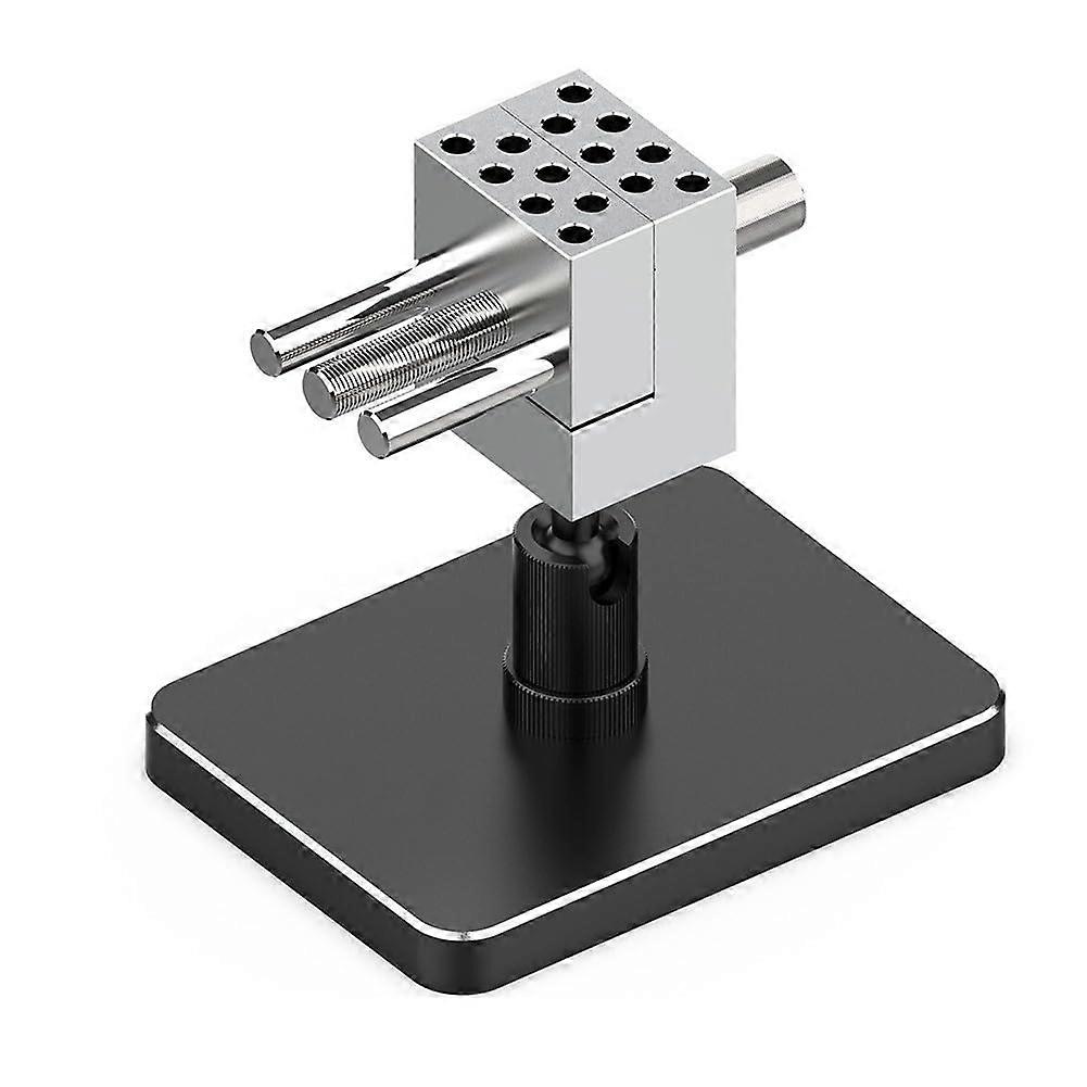 Mini Table Vise CNC Machined Aluminum Alloy, 1.18Inch Jaw, 360 Degree Rotating Clamp For Modeling Jewelry Making