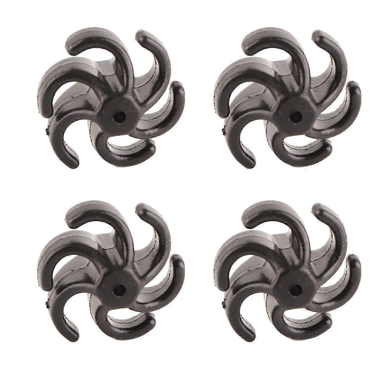 4Pcs Archery Bow String Stabilizer Rubber Recurve Compound Bow Bowstring Silencer Shock Dampener Black