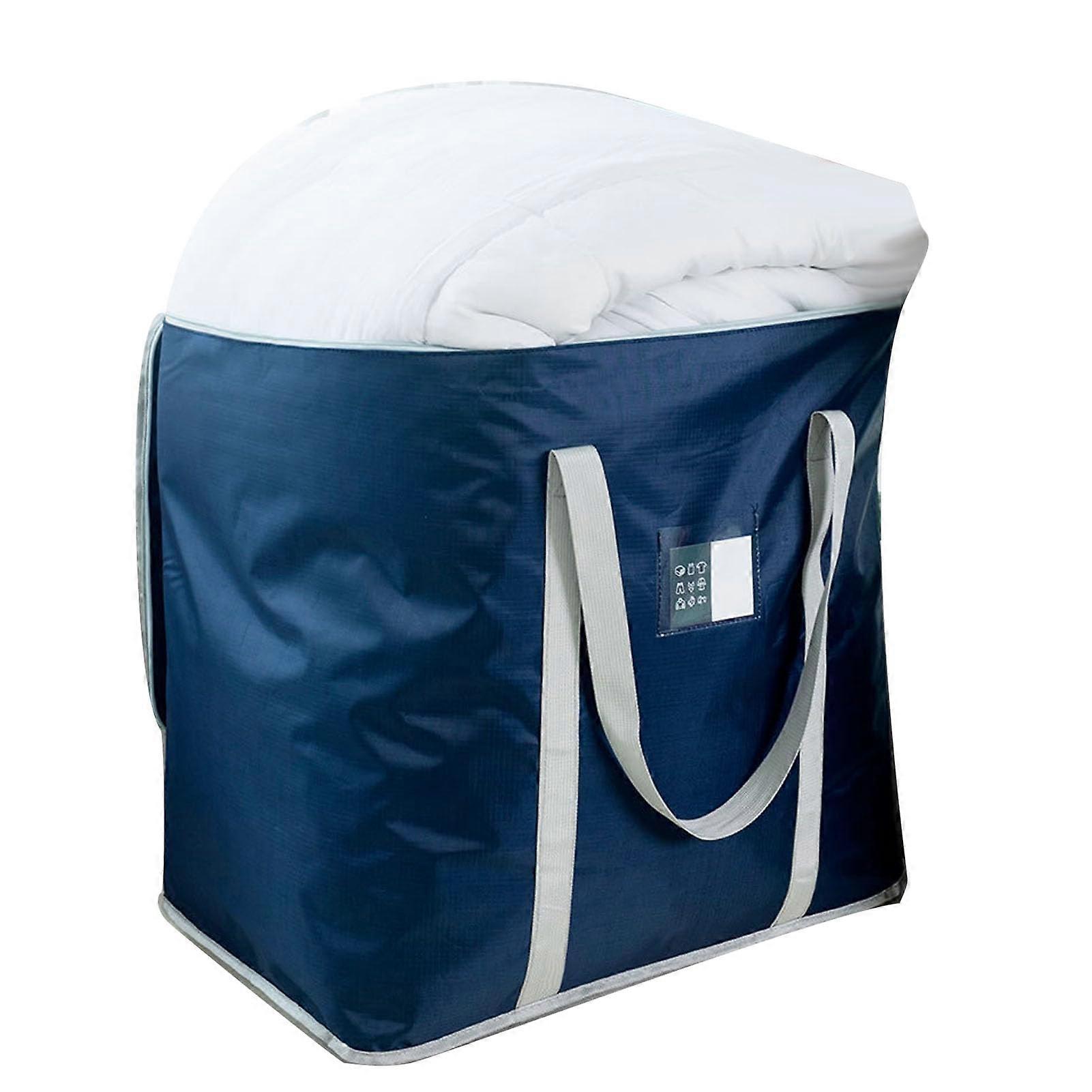 Large Moving Bag With Design Dark Blue Home Storage Bag For Moving And Packing
