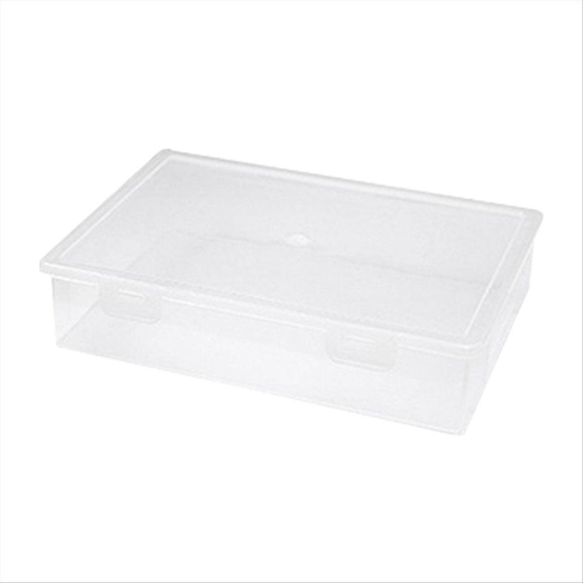 File Organizer Transparent Square Storage Box A4 Storage Box,M