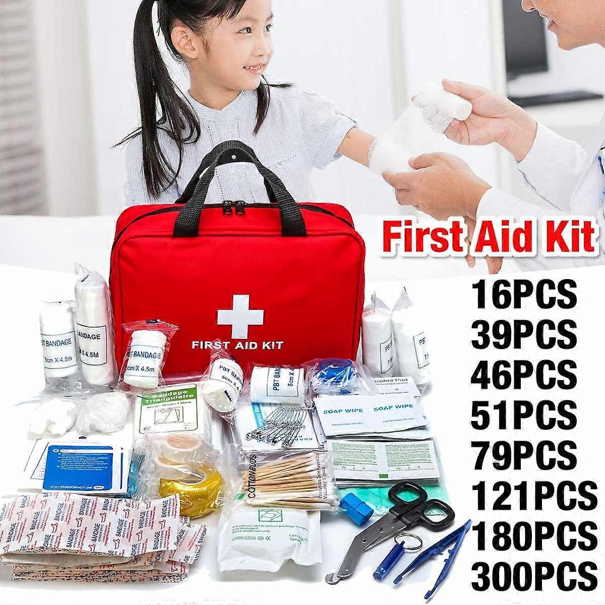 Emergency Tools 51pcs-300pcs Portable First Aid Kit Survival Bag Mini