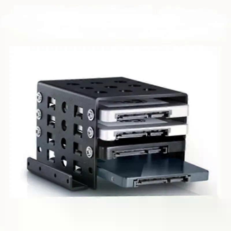 Quad Bracket 25-inch To 35-inch Hard Disk Drive Bay Bracket Enclosure Hard Disk Drive Bay SSD Solid State Increase Memory