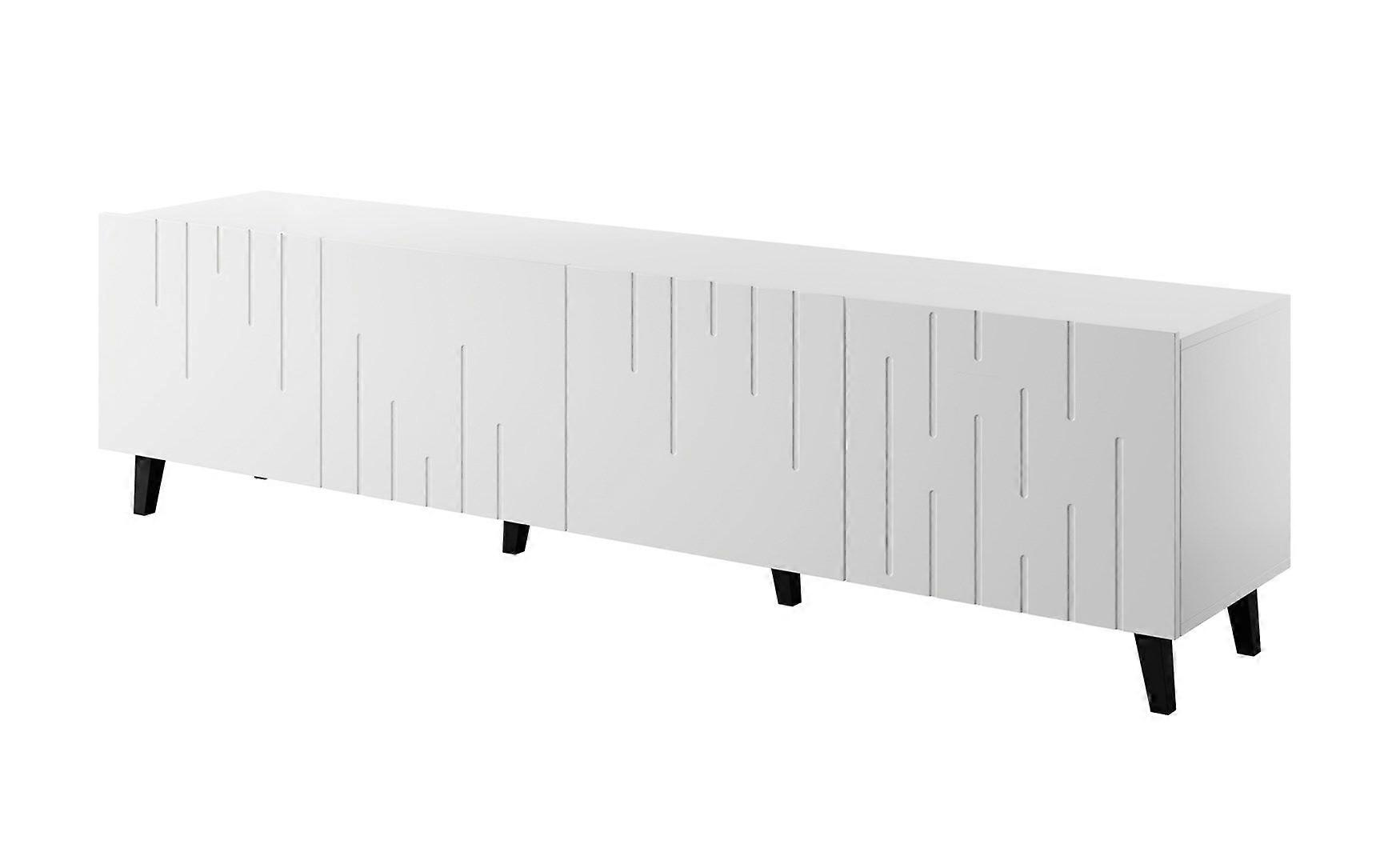 Mueble Rtv Bari 200x42x52 Blanco Mate