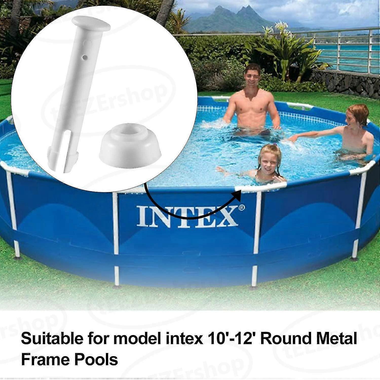 Plastic Pool Seal Pins (12 Pcs) For Intex 10ft 12ft, With 12 Extra Pcs ...