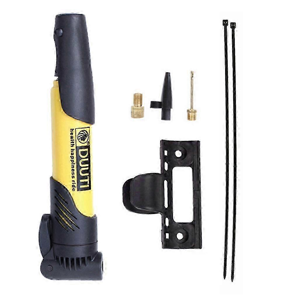 Durable Mini Bicycle Pump Orange