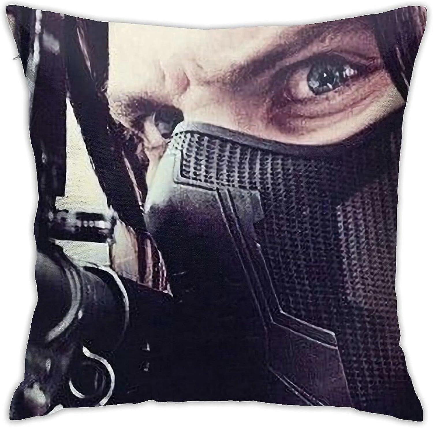 n494セバスチャンスタン枕カバーポリエステルソフト装飾スクエアスロー枕カバークッションカバーリビングルームソファ寝室車のための豪華な枕カバー