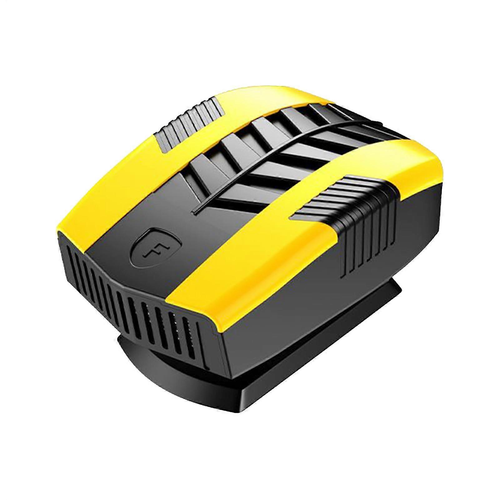 Car Heaters 12V Portable 360Degree Rotation Defroster Windshield Defogger for RV/Truck/Auto, Fast Heating, Yellow
