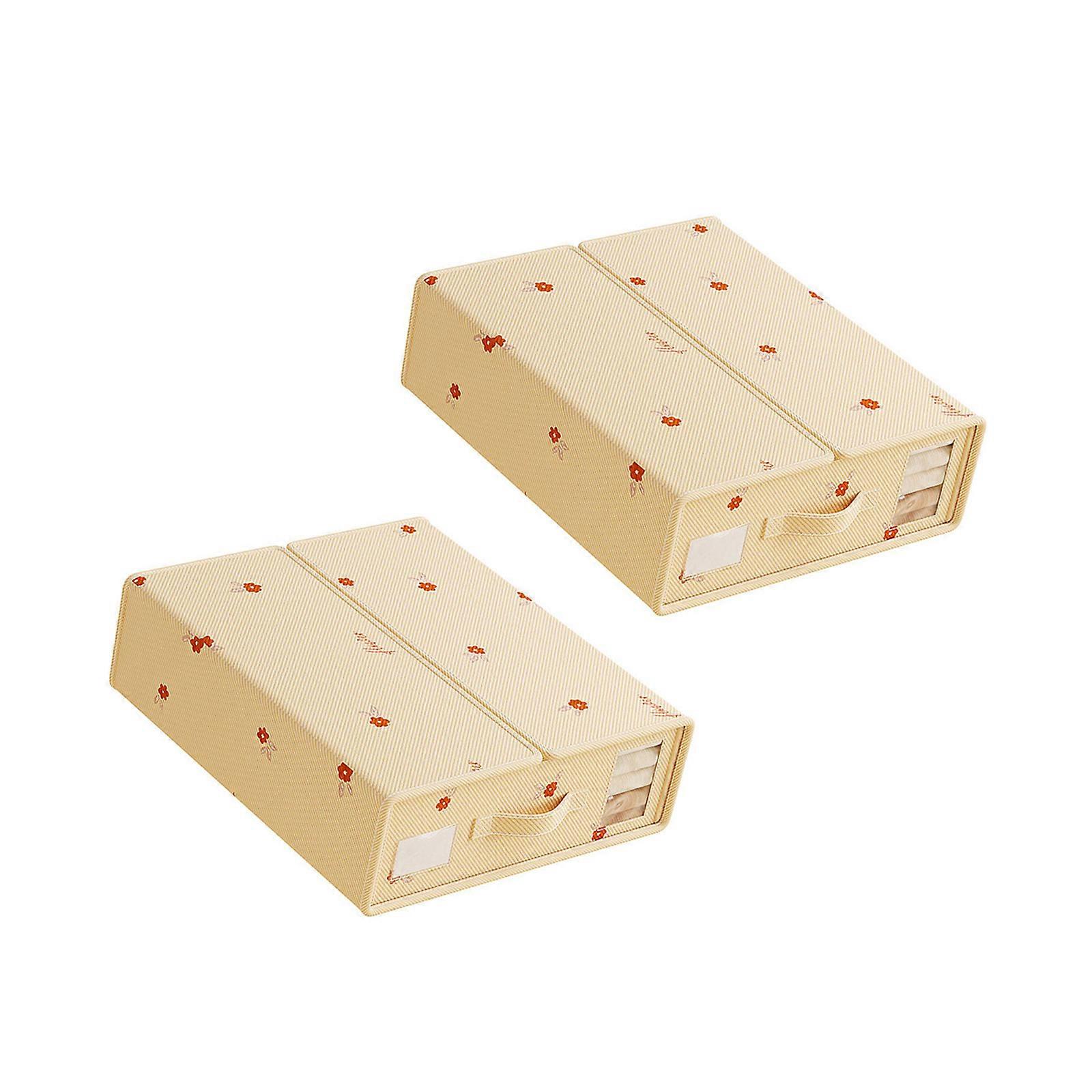 Additional Bedding Planner Box Pliable Storage Container Perspective Window Space Conserving Closet Answer Multicolor