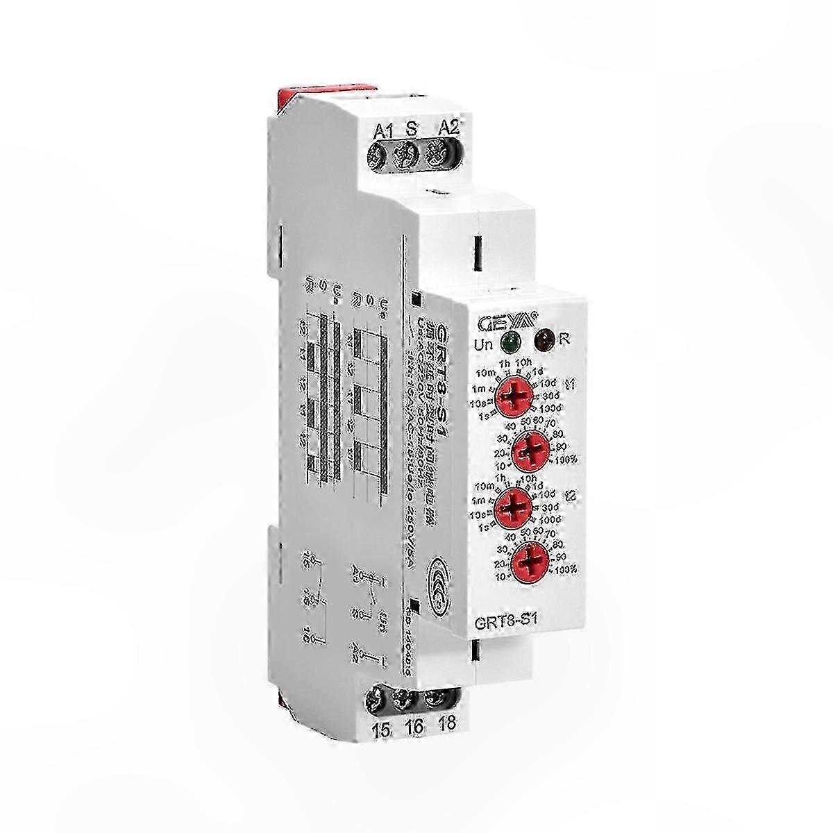 Asymmetric Cycle Timer Relay GRT8-S2 AC/DC12-240V 16A Electronic Repeat Relay GRT8-S1