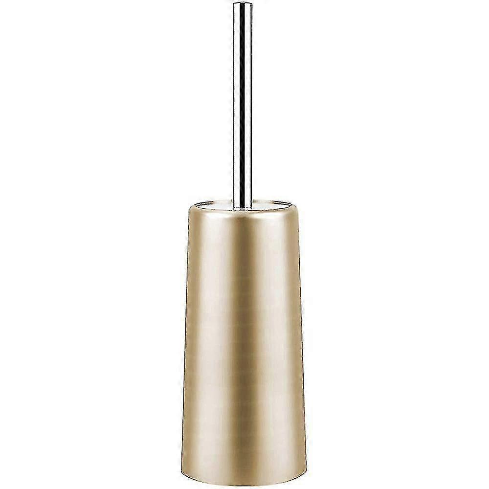 金メッキのトイレブラシとホルダー - 錆びにくいバスルーム掃除ツール