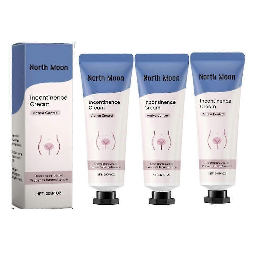3X Urininkontinenskräm Lindrar obehag i urinblåsan Stoppar frekvent urinering Feminin postpartum reparation Blåskontrollkräm-jc