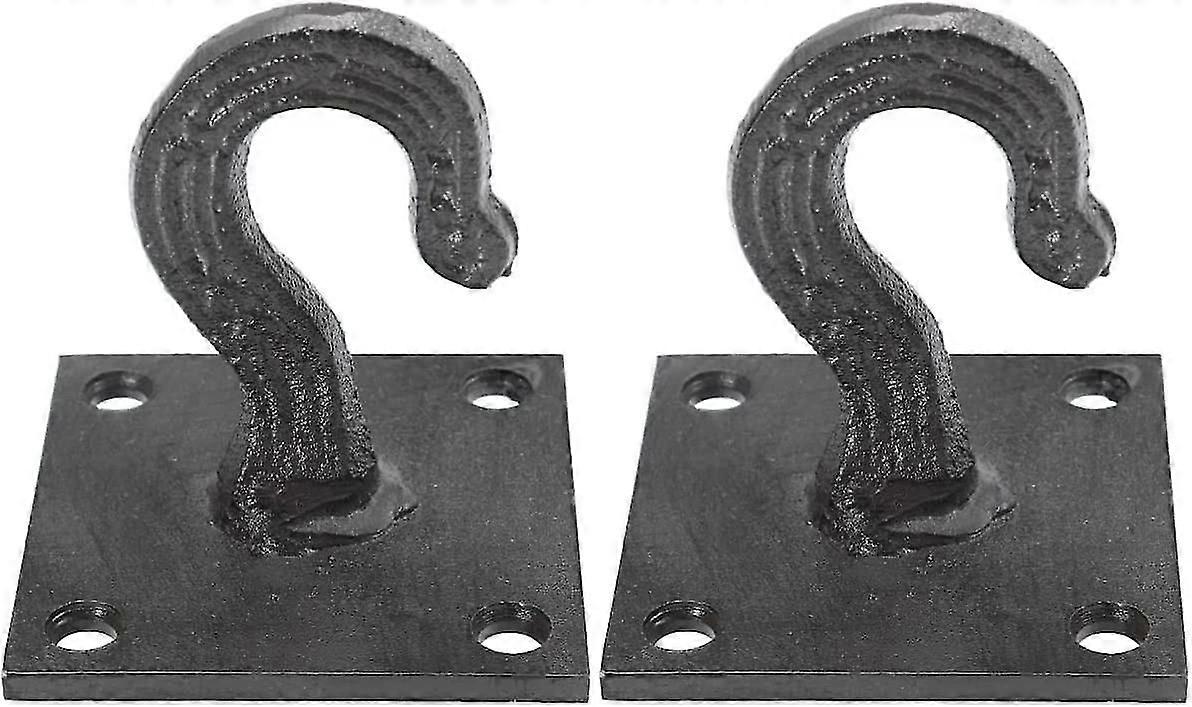 Ceiling Hooks Chandelier Cast Iron Ceiling Hooks Cast Iron Wall Hooks Cast Iron Coat Hooks Cast Iron Hooks (gray)(2pcs)