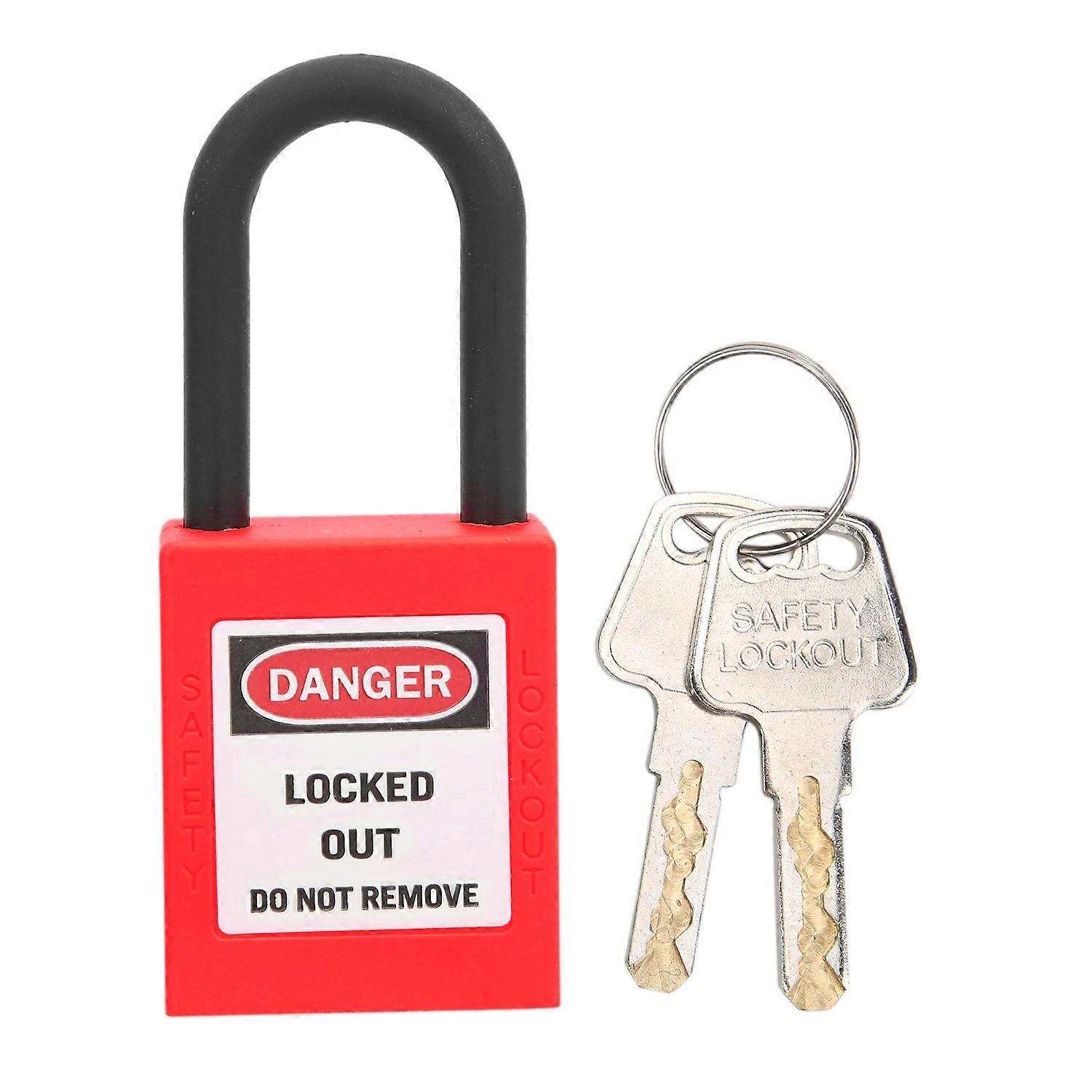 38mm Lockout Lock Nylon Industrial Engineering Insulation Security Dustproof Device for Construction