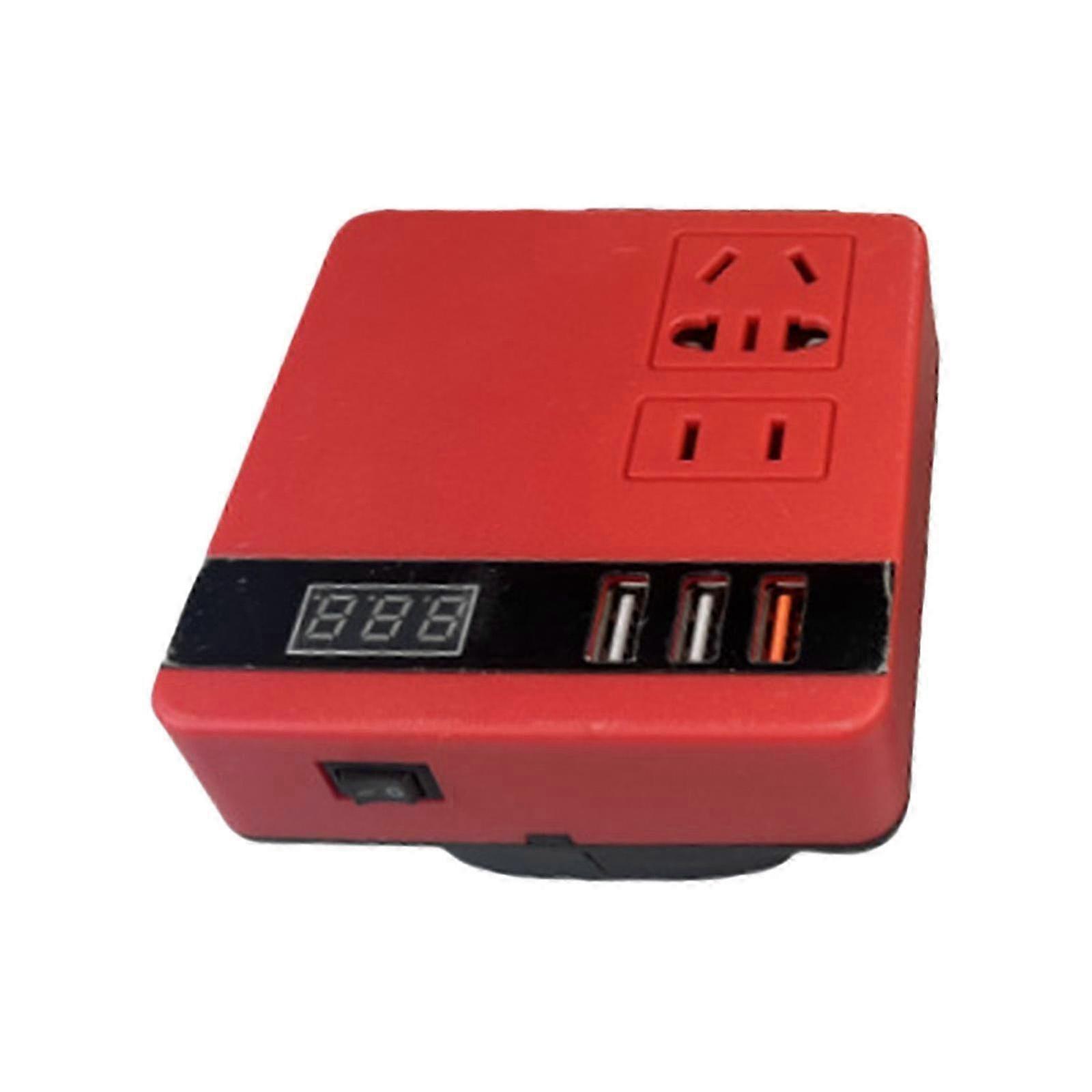 Easy Carry Power Inverters Small Power Station Generator Multifunction Charger Adapter for Battery Converts for Travel & Home