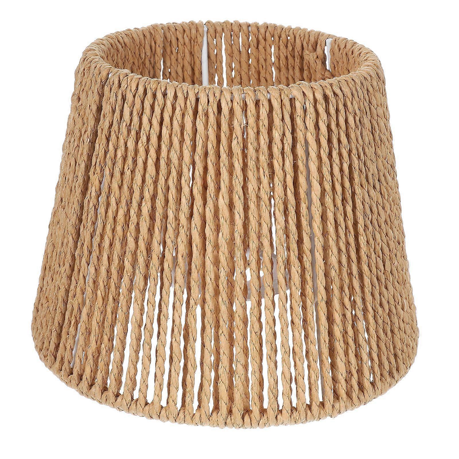 Woven Lampshade Retro Lampshade Hanging Ceiling Light Shade Office Lampshade