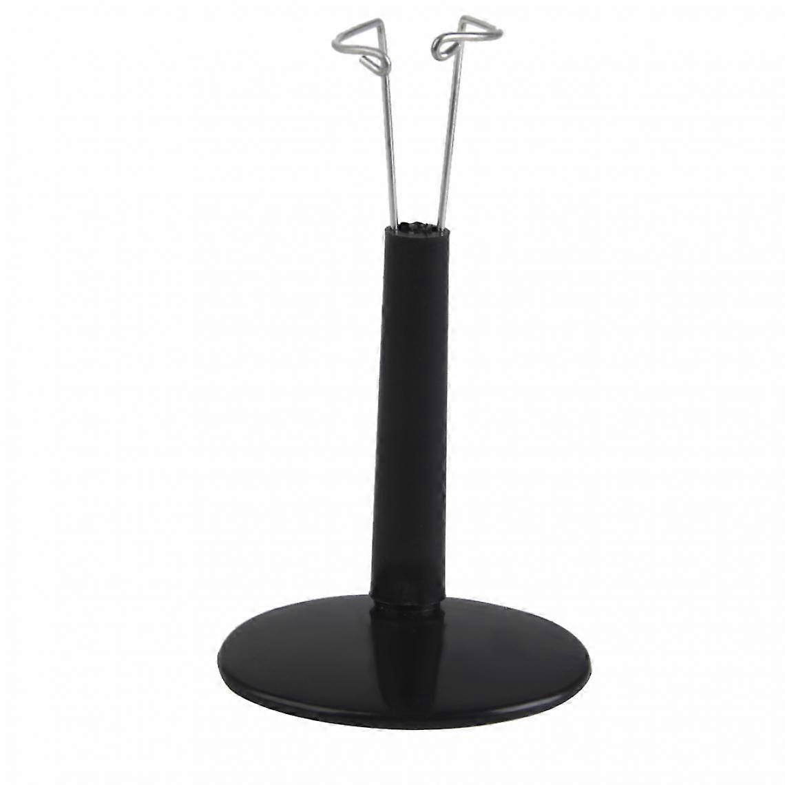 8-9cm 5x4cm Dolls Bear Display Stand Adjustable Plastic Base Black