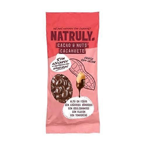 Cocoa and peanut nuts covered with milk chocolate 50 g (Chocolate)