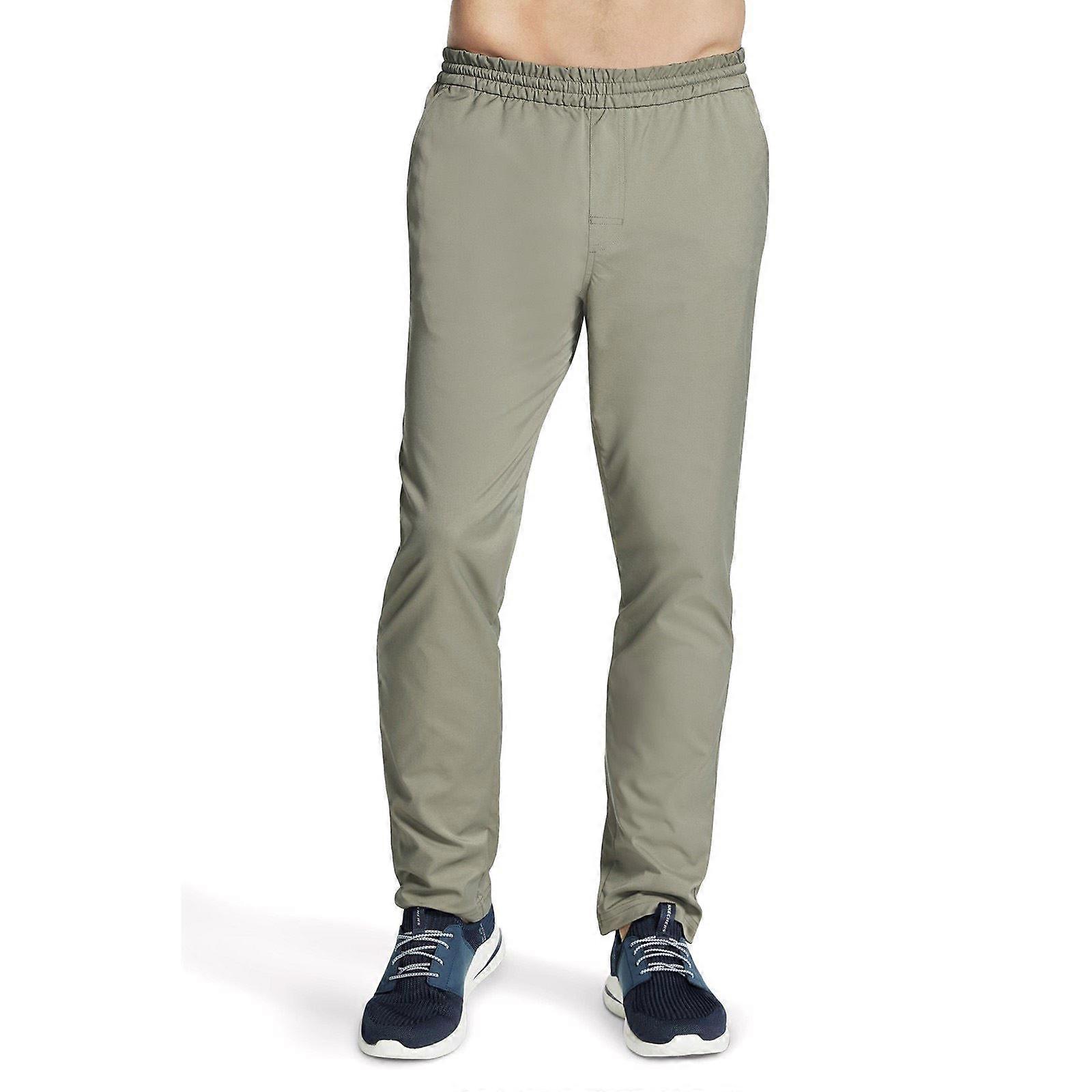 Skechers Performance Pant Downtown Classic Polyester Men's Olive Track Pants