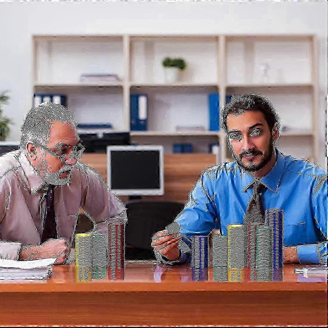 400 Pieces Plastic Poker Chips Game Chips 4 Colors Counter Card for Game Playing Counting Bingo Game Chips Card , 4 2025