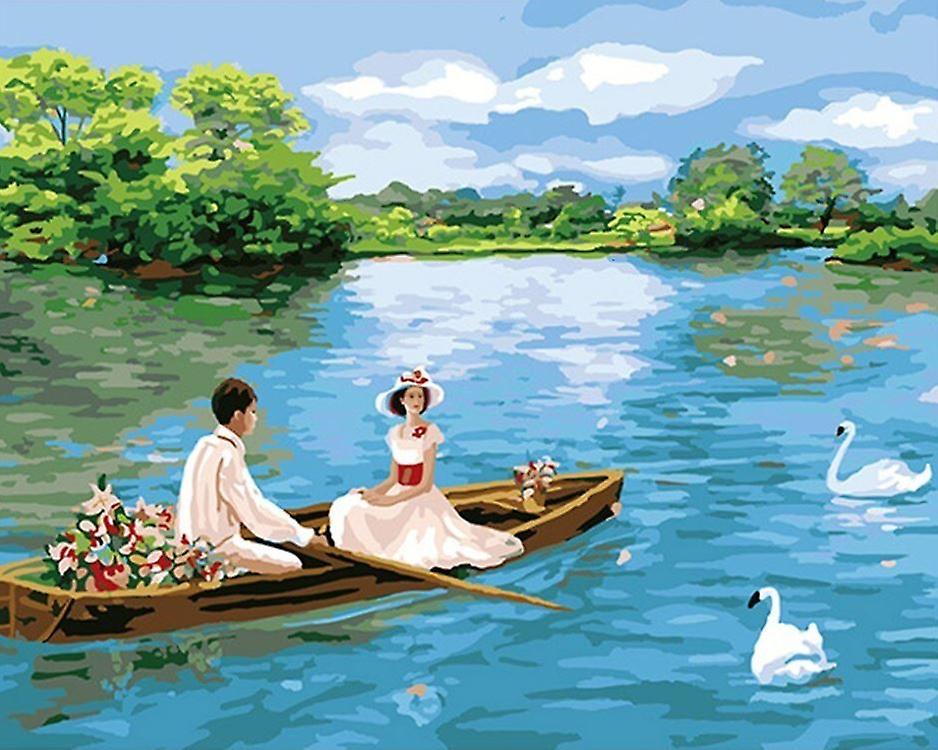 Romantic Wedding Paint By Numbers (40x50 No Frame)