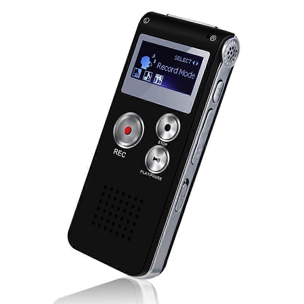 Aomago 8GB Digital Voice Recorder, Voice Activated for Lectures, Meetings, Interviews, Portable Audio Recorder with Playback, USB, MP3