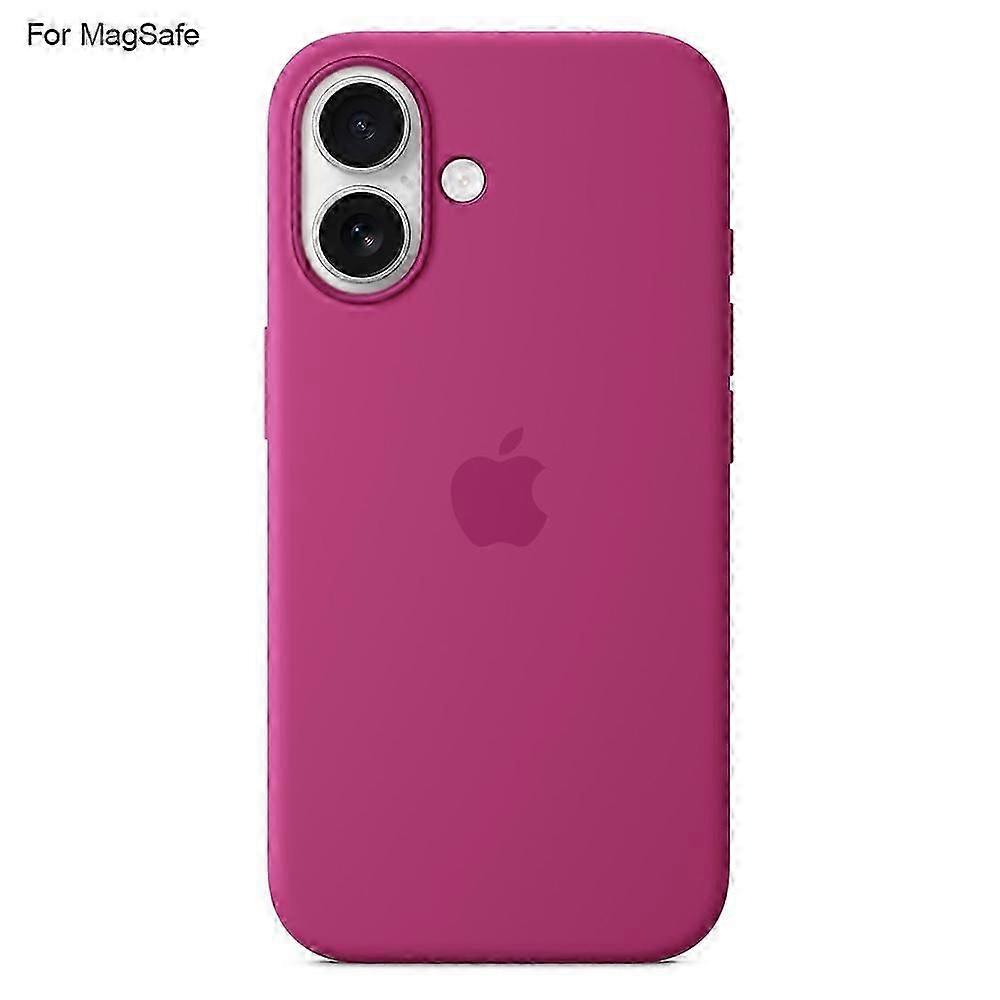 iPhone 16 MagSafe 対応プレミアム液体シリコン保護ケース、強力な磁気アタッチメント技術付き