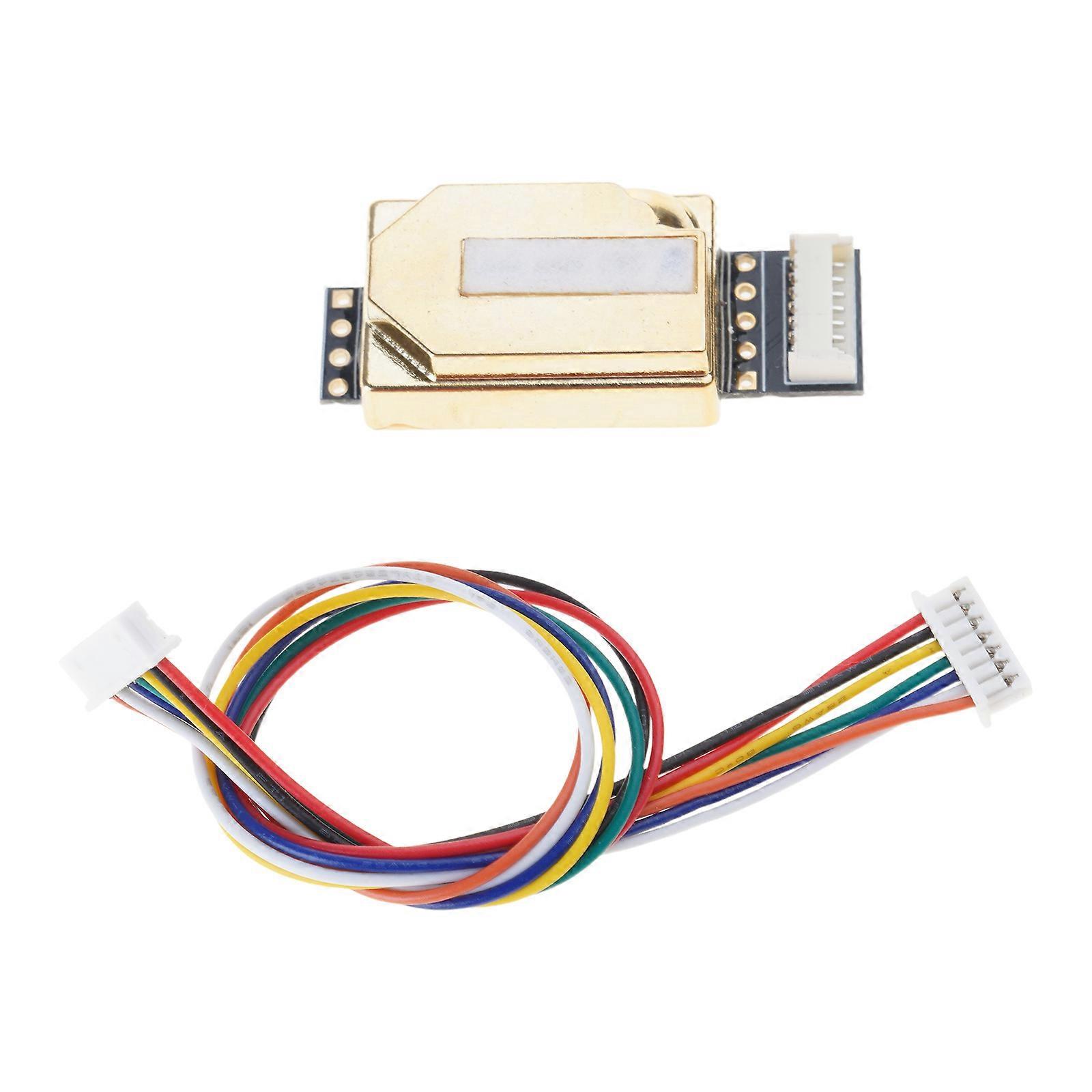 Professional CO2 Analyzer Module CO2 Monitor Module Metal Texture Small CO2 Detector Part for Schools and Laboratories Multicolor