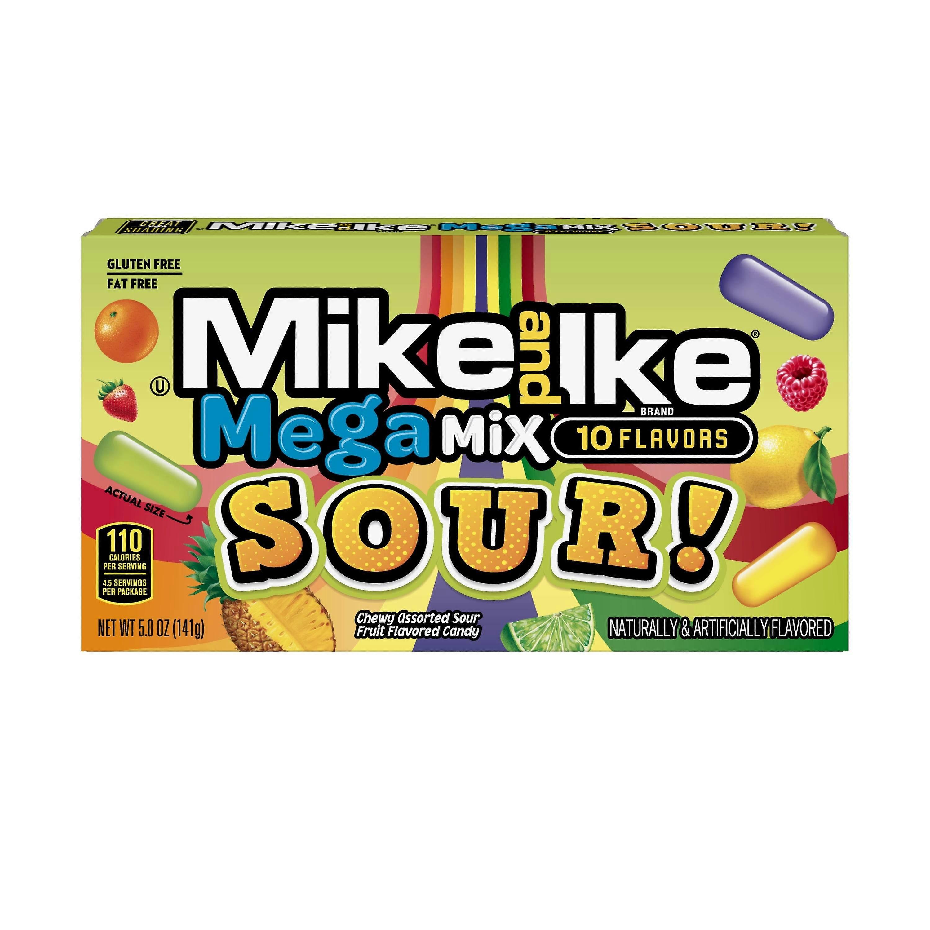 Mike And Ike Mega Mix Sour! Chewy Candy Box, 1 Ea
