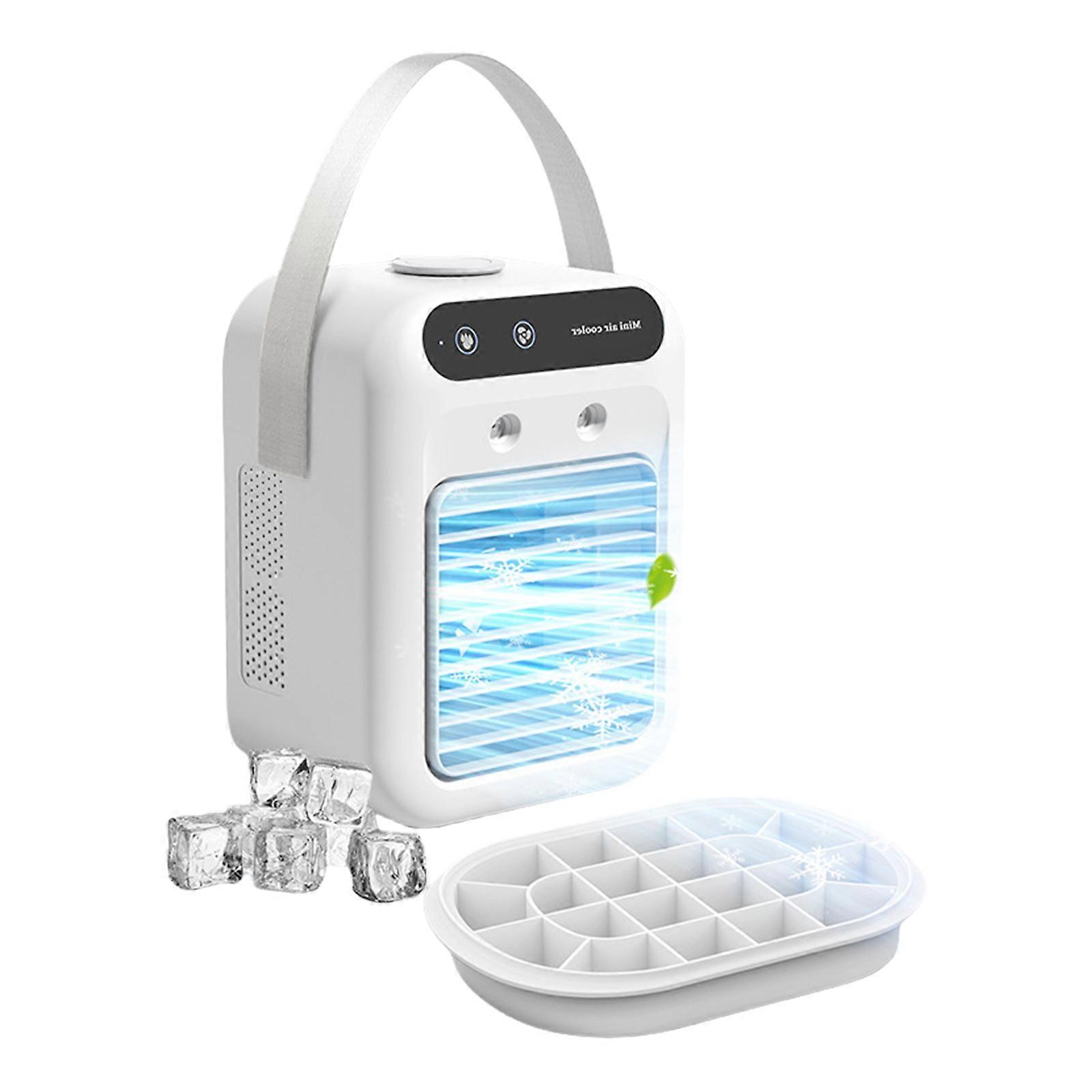 Miniature USB Powered Cooling Fan with 2 Speed Setting Portable Evaporative Air Coolers For Office Camping Desk Use Multicolor