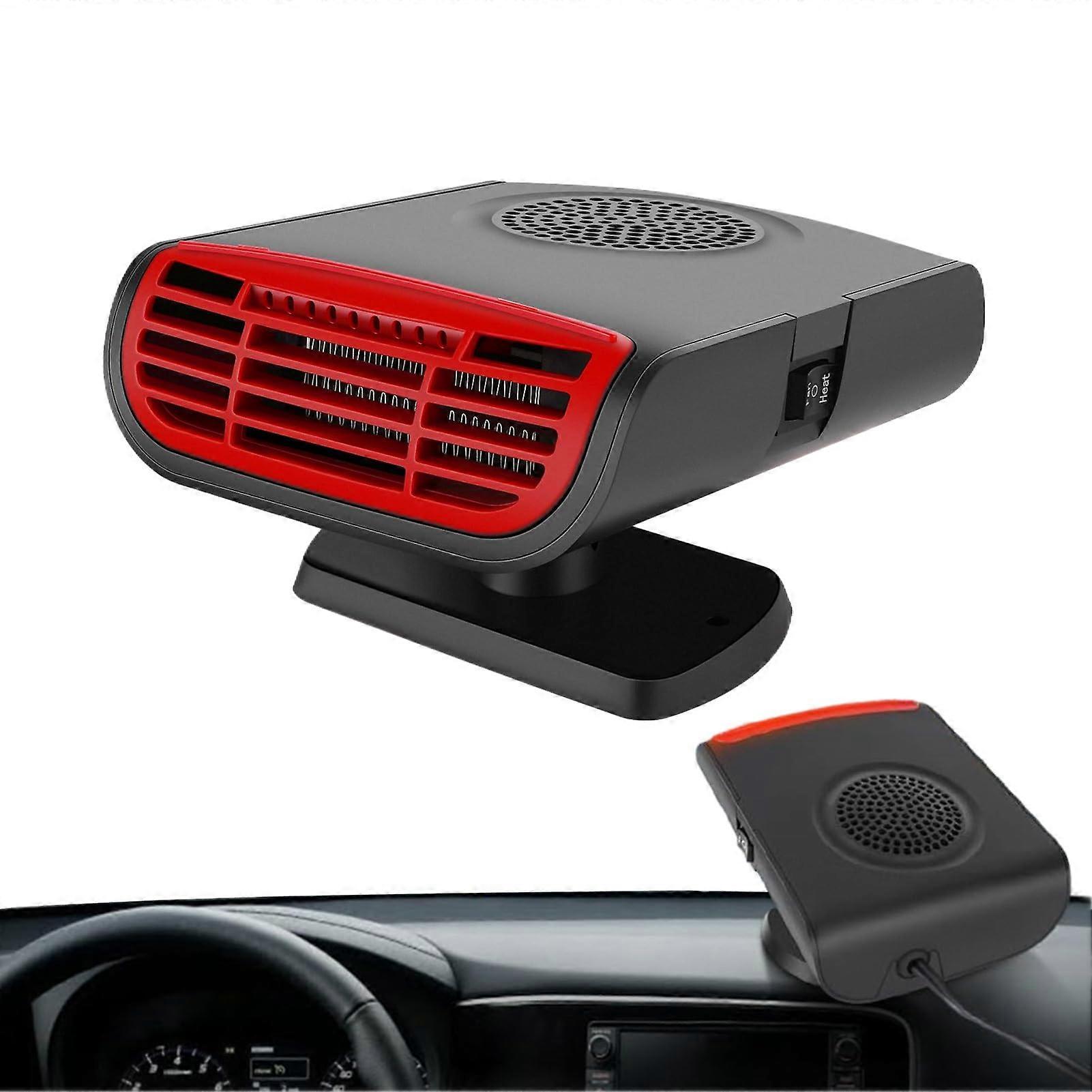 Portable Car Heater 12V Defroster Fan with 360° Rotation for Winter Driving and Travel