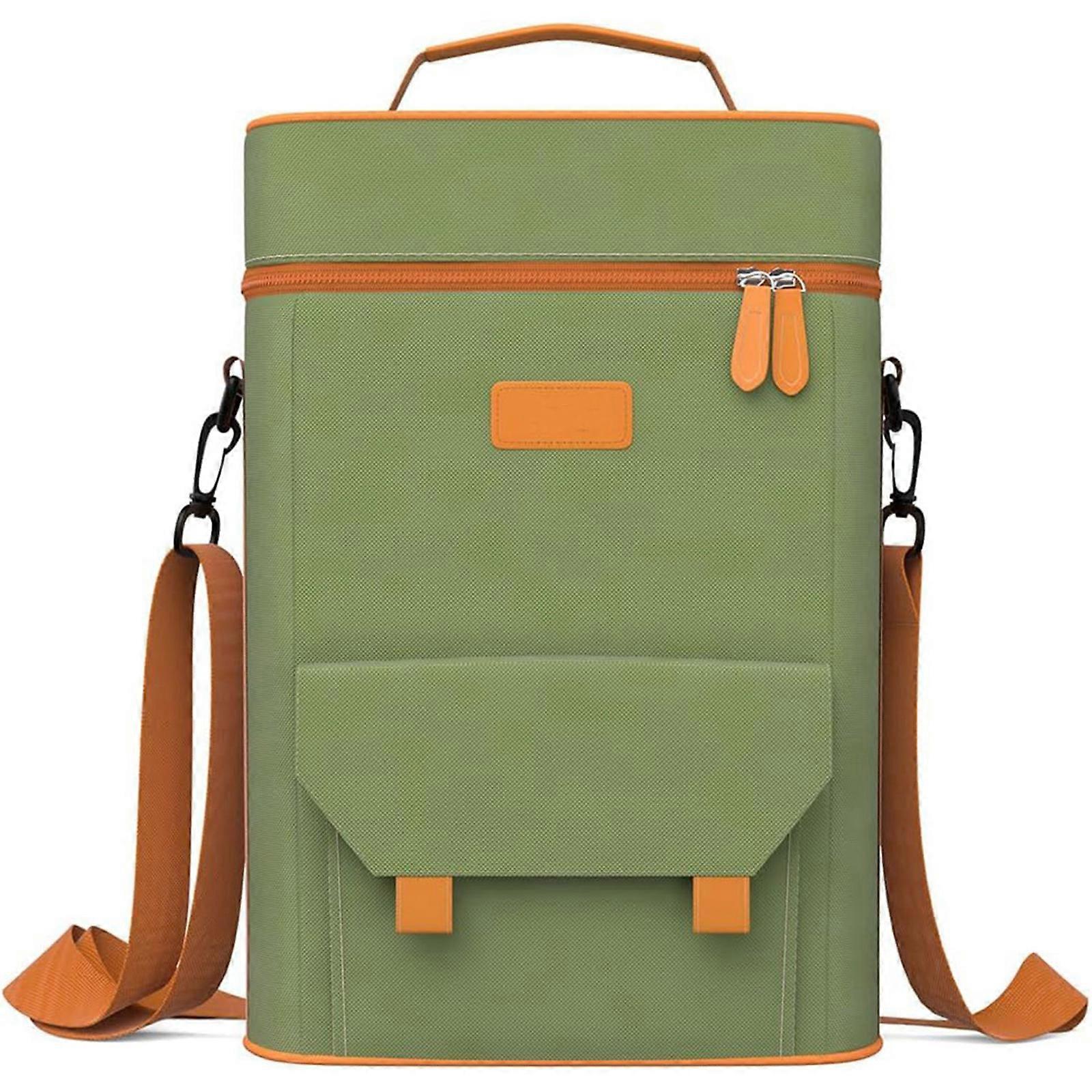 Insulated Wine Bag With Adjustable Shoulder Strap Multipurpose Thermal Wine Carriers For Outdoor Picnics And Parties Multicolor