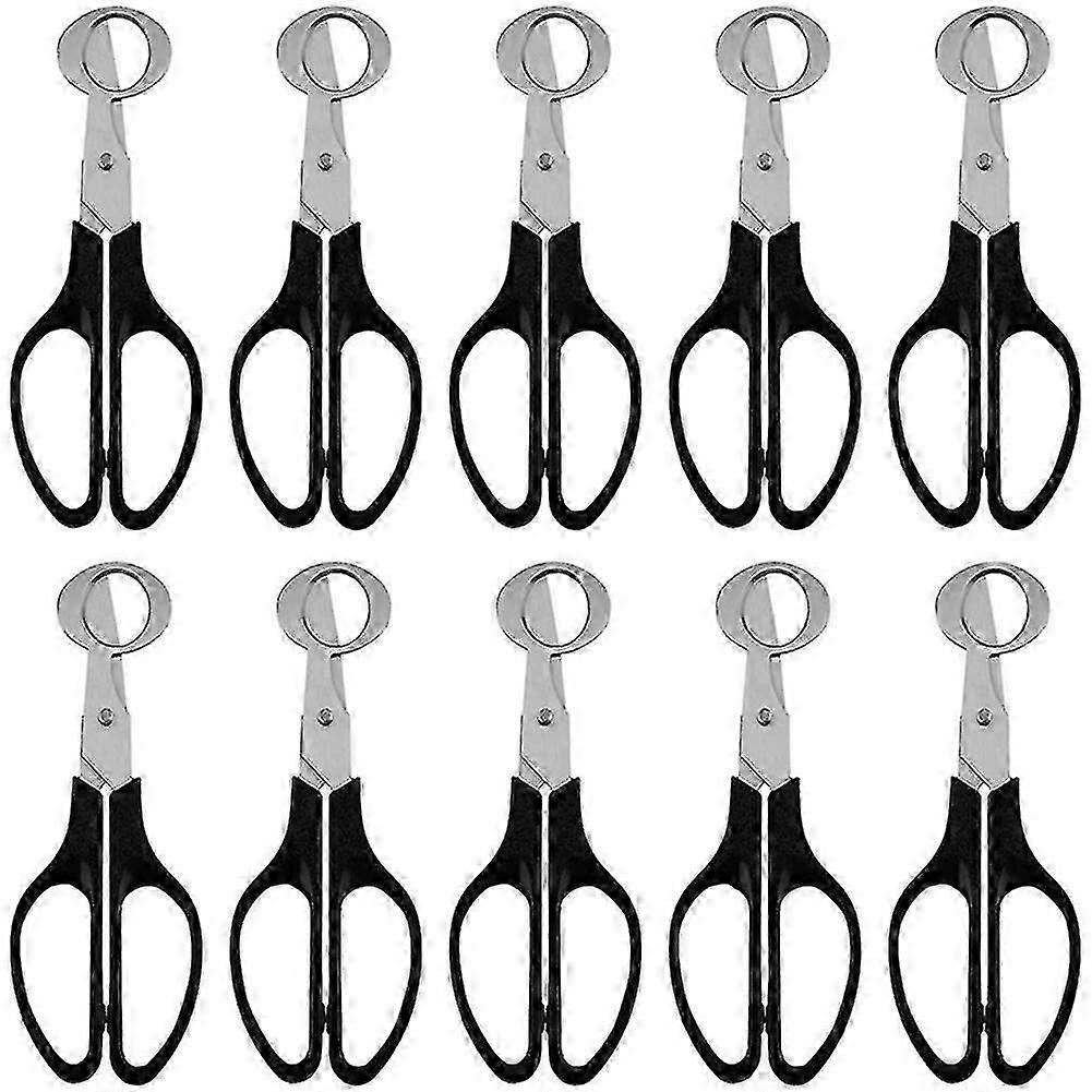10pcs Egg Scissors Quail Egg Shell Cutters Separator Small Quail Egg Cracker Quail Scissors Opener Cigar Cutter