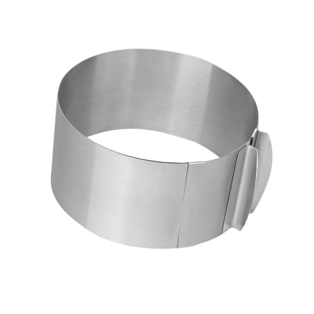 Adjustable Round Mousse Cake Mold Nonstick Baking Ring for Bread Biscuit Cookie