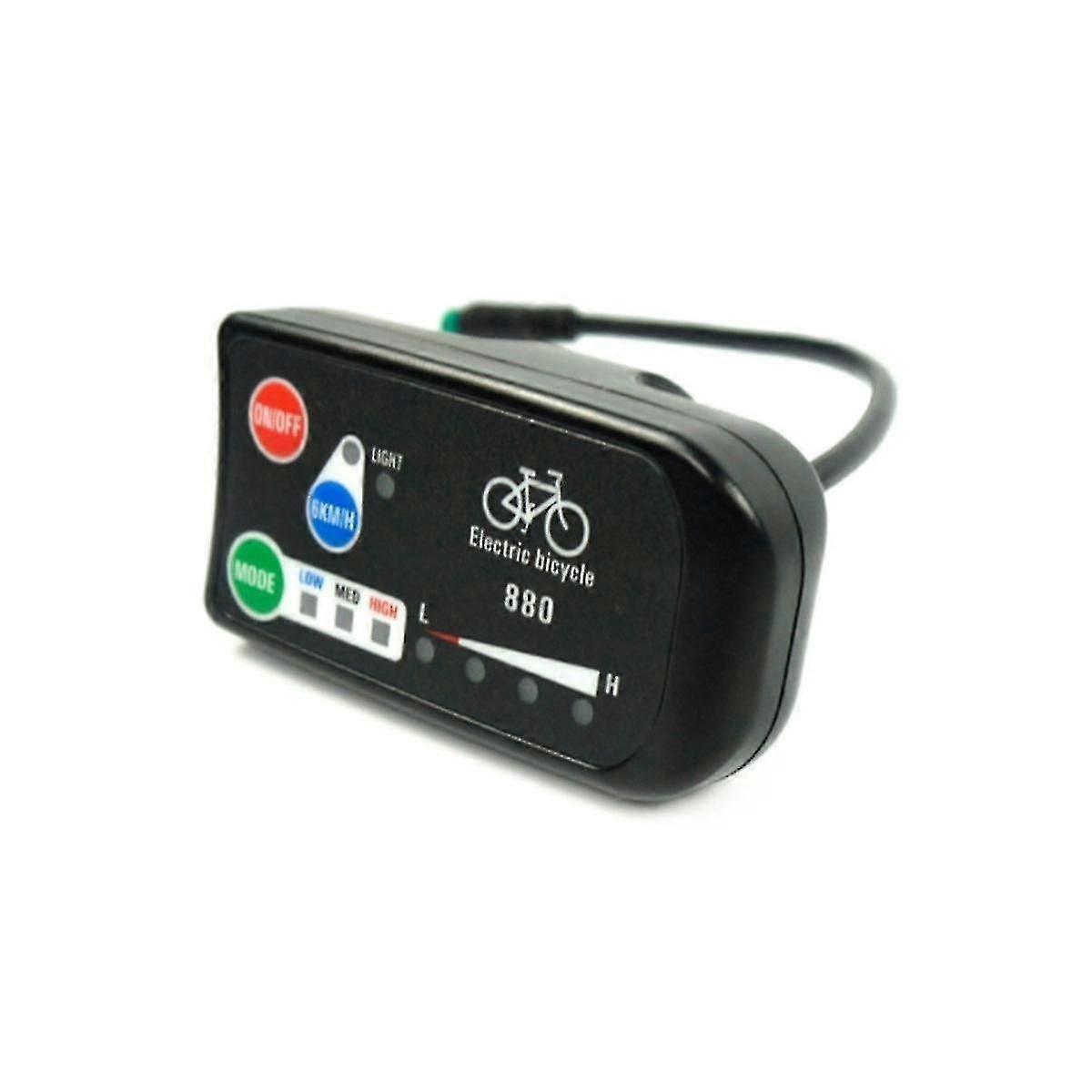 Elektrofahrrad Display 36V / 48V Ebike Ligent Bedienfeld LCD-Display LED880 Wasserdichter Controller für KT