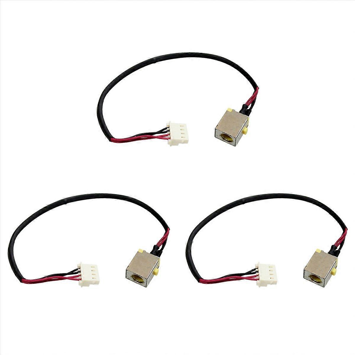 3X Laptop Power Jack Cable Socket for Aspire E5-532 E5-573 V3- F5-573 DD0ZAAAD000 DC Power Port Jack