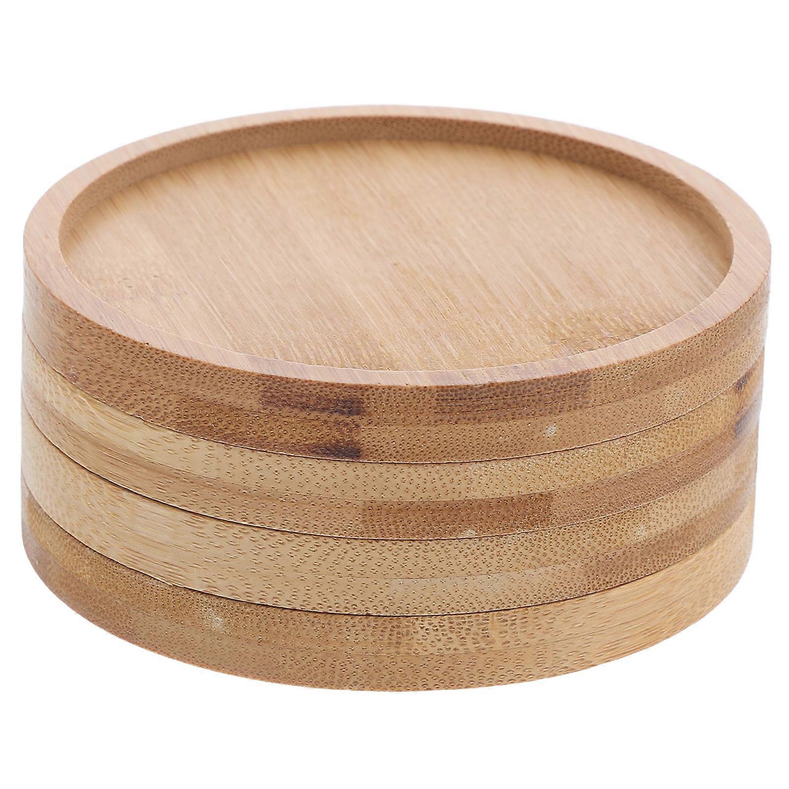 Decorative Coaster Blanks Ideal For Rustic Home Decor Displaying Custom Designs With Antislip Capability Available In 4Pcs