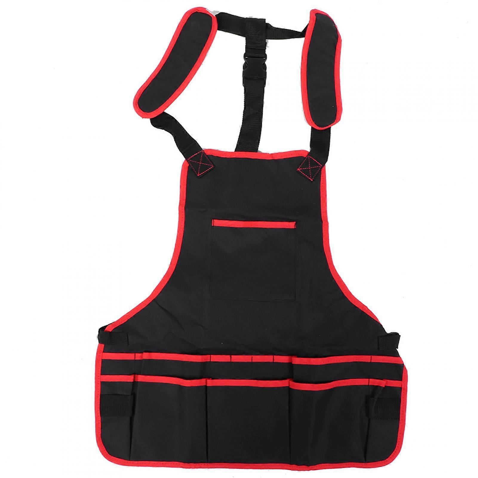 Tools Apron, Multifunction Adjustable Polyester Garden Work Apron with Pockets Tools Aprons Organizer