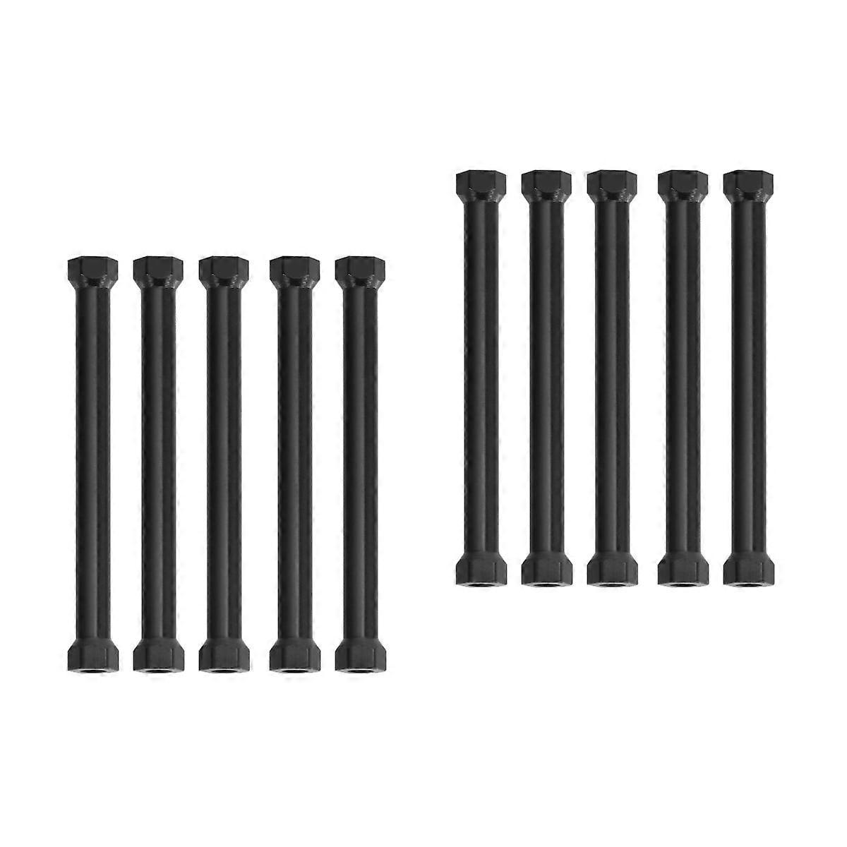 10 Pcs Aluminum Column Coupling Spacer Hex Standoff Pillar Nut Alloy