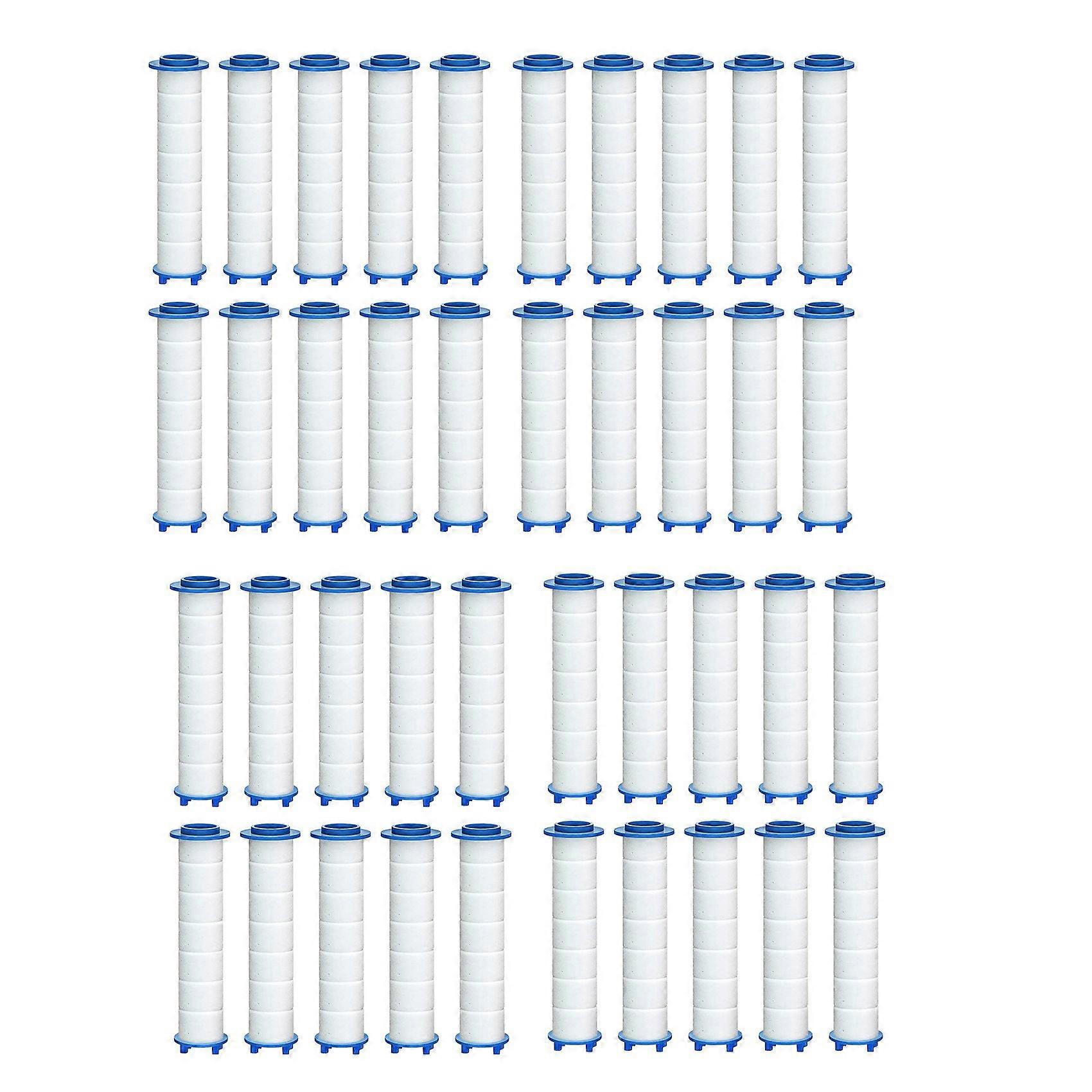 40Pcs Replacement Shower Filter for Hard Water - High Output Shower Water Filter to Remove Chlorine and Fluoride