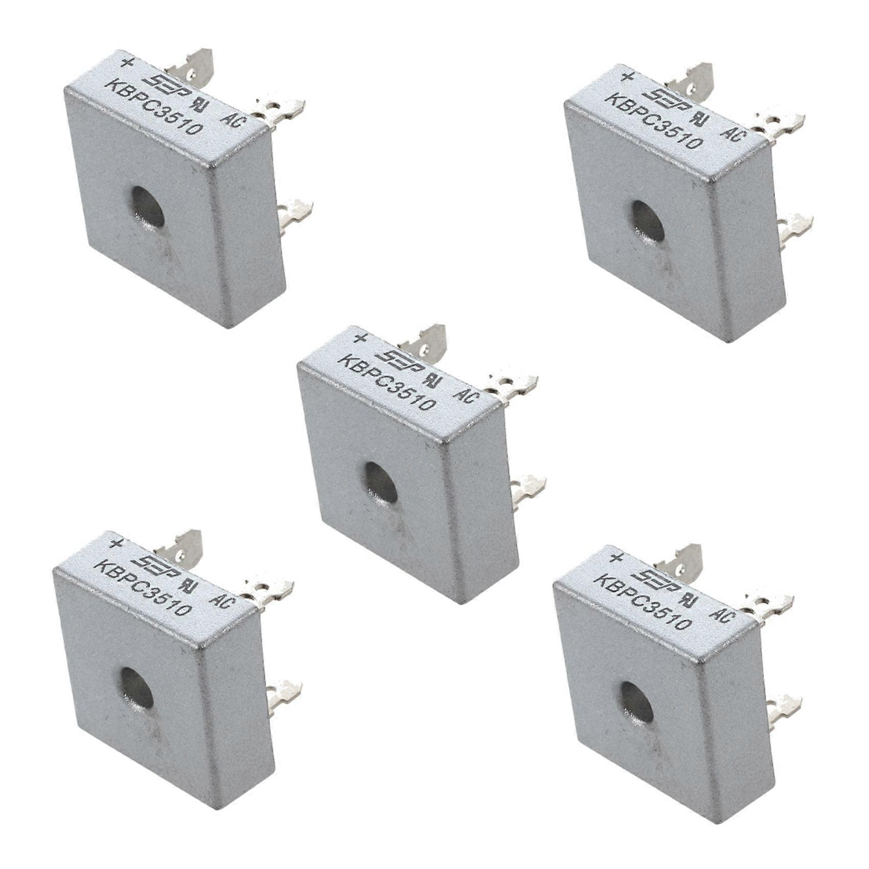 5X SEP KBPC3510 35A 1000V Single Phase Square Diode PCB Bridge Rectifier