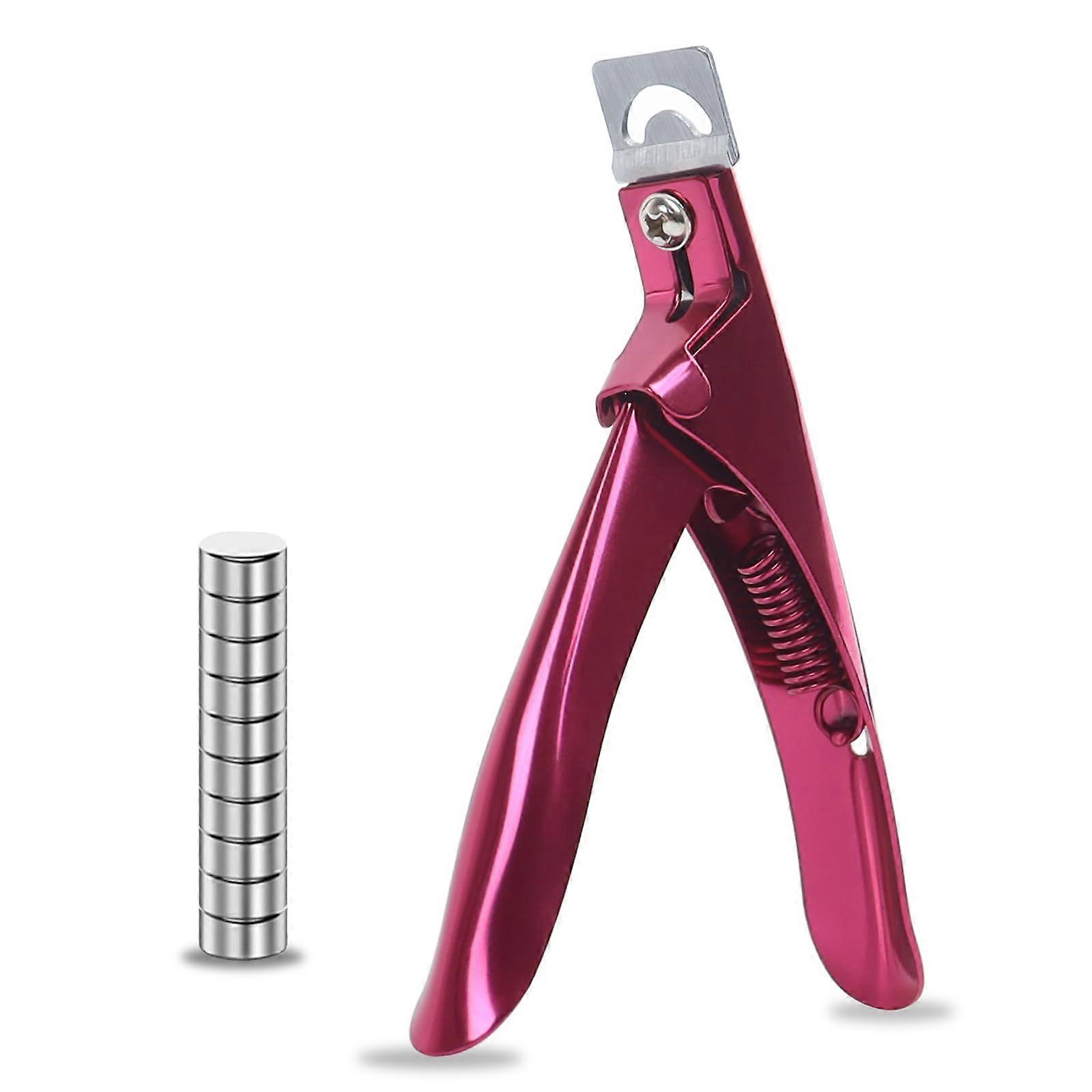 Acrylic Nail Clipper with Adjustable Angles, Magnetic Length Control and Stainless Steel for Salon