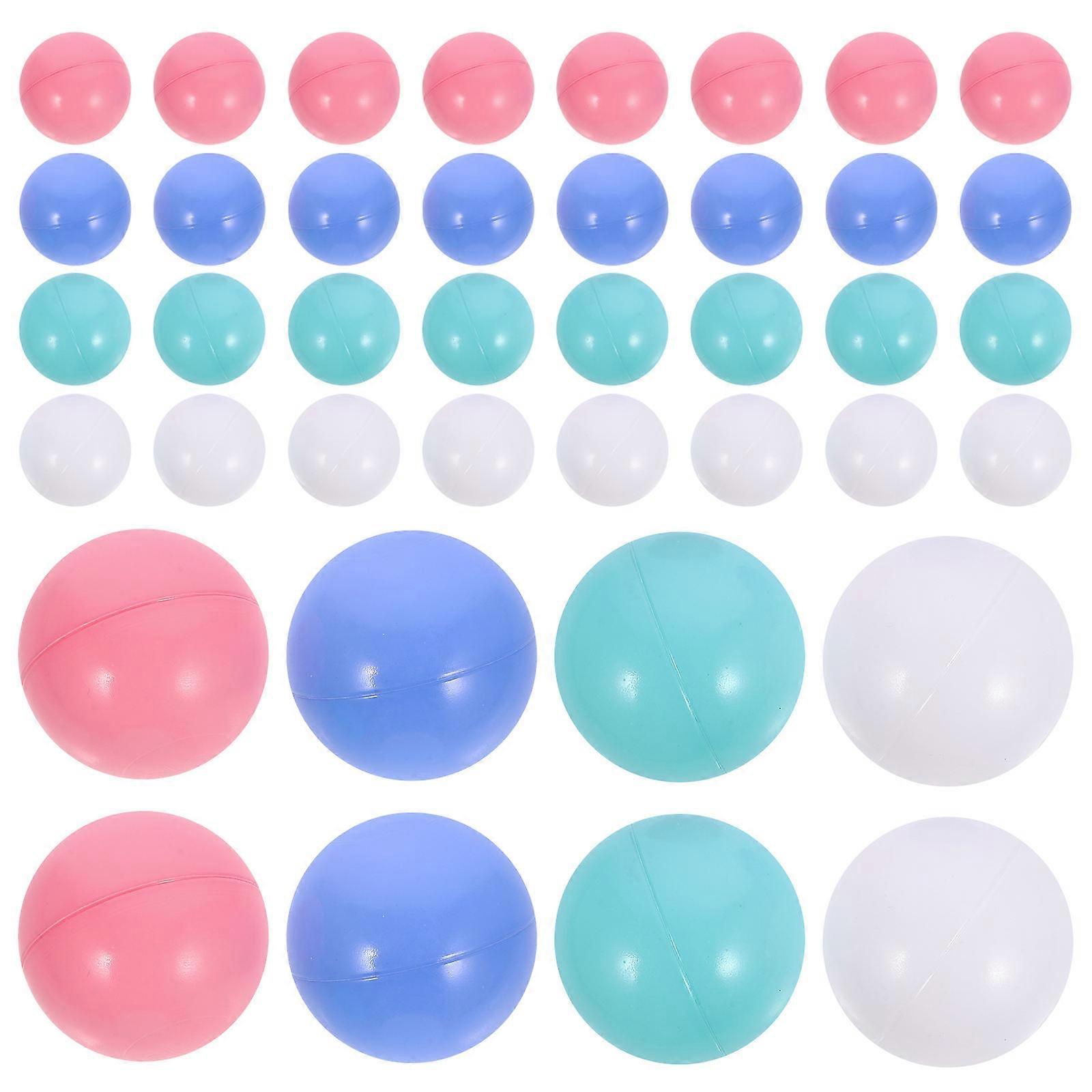 100pcs Colorful Ocean Balls Game Pool Balls Party Game Props Pits Balls