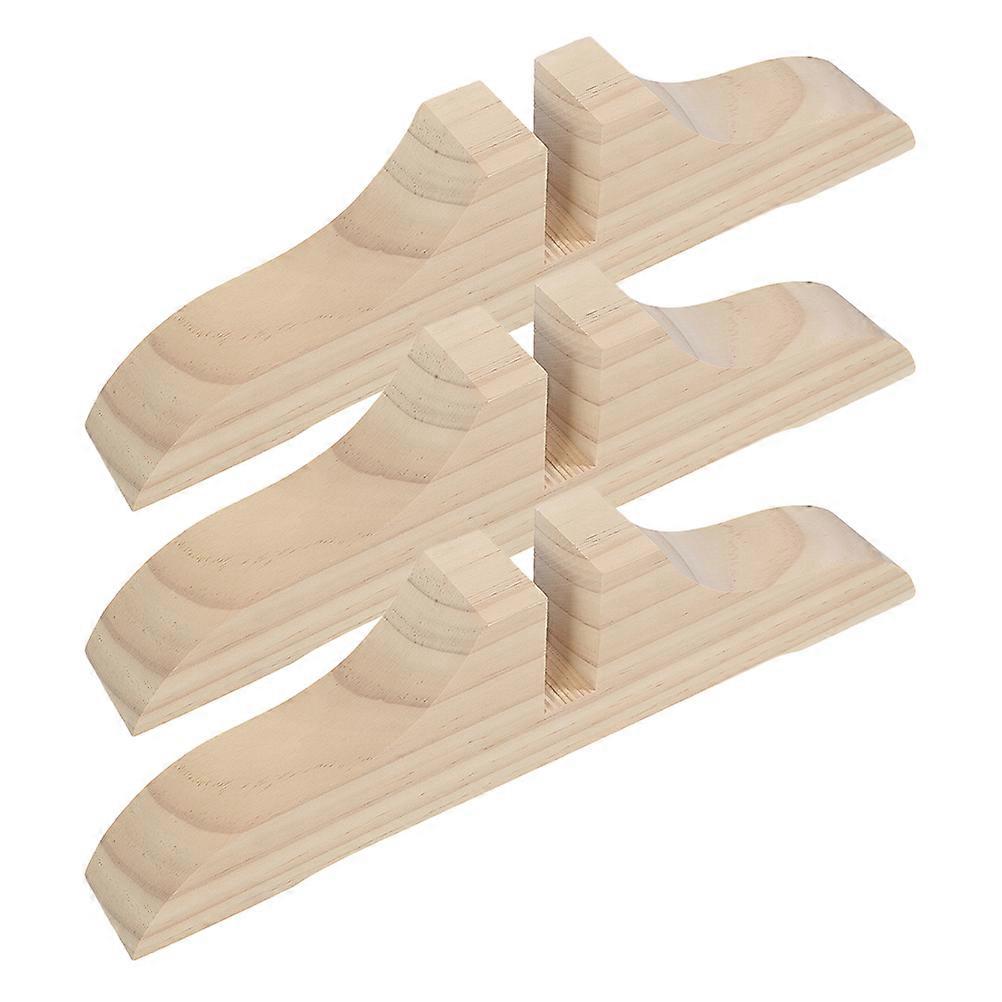 Avdelarstativ för att hålla 3 st träskärmfötter rumsavdelarbas